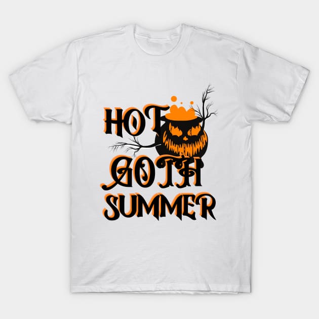 Hot Goth Summer T-Shirt by Whisky1111